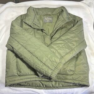 Natural Reflections Olive Quilted Jacket